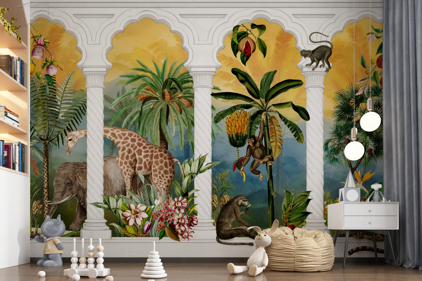 Fresque murale Imperial Arches Tropical Safari