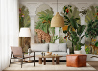 Papier peint mural Tropical Safari Arche vintage impériale