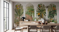Papier peint mural Tropical Safari Arche vintage impériale
