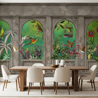 Tapeta ścienna Vintage Tropical Arches