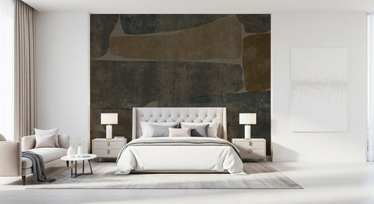 Modern Earthy Stone Slab Wallpaper Wall Mural