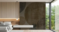 Industrial Concrete Spheres Geometric Wallpaper Wall Mural