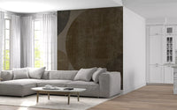 Industrial Concrete Spheres Geometric Wallpaper Wall Mural