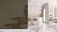 Zen Dusk: Minimalist Wabi-Sabi Landscape Wall Mural