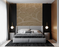 Organic Pebble Cell Textured Wallpaper Wall Mural