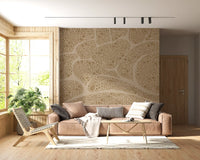 Organic Pebble Cell Textured Wallpaper Wall Mural