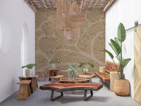 Organic Pebble Cell Textured Wallpaper Wall Mural