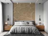 Organic Pebble Cell Textured Wallpaper Wall Mural