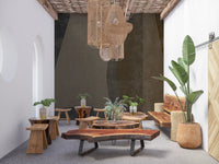 Mid-Century Textured Arcs Wall Mural Wall Mural