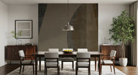 Mid-Century Textured Arcs Wall Mural Wall Mural