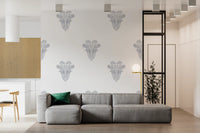 Minimalist Parisian Palm Crest Wall Decor Wallpaper⁠