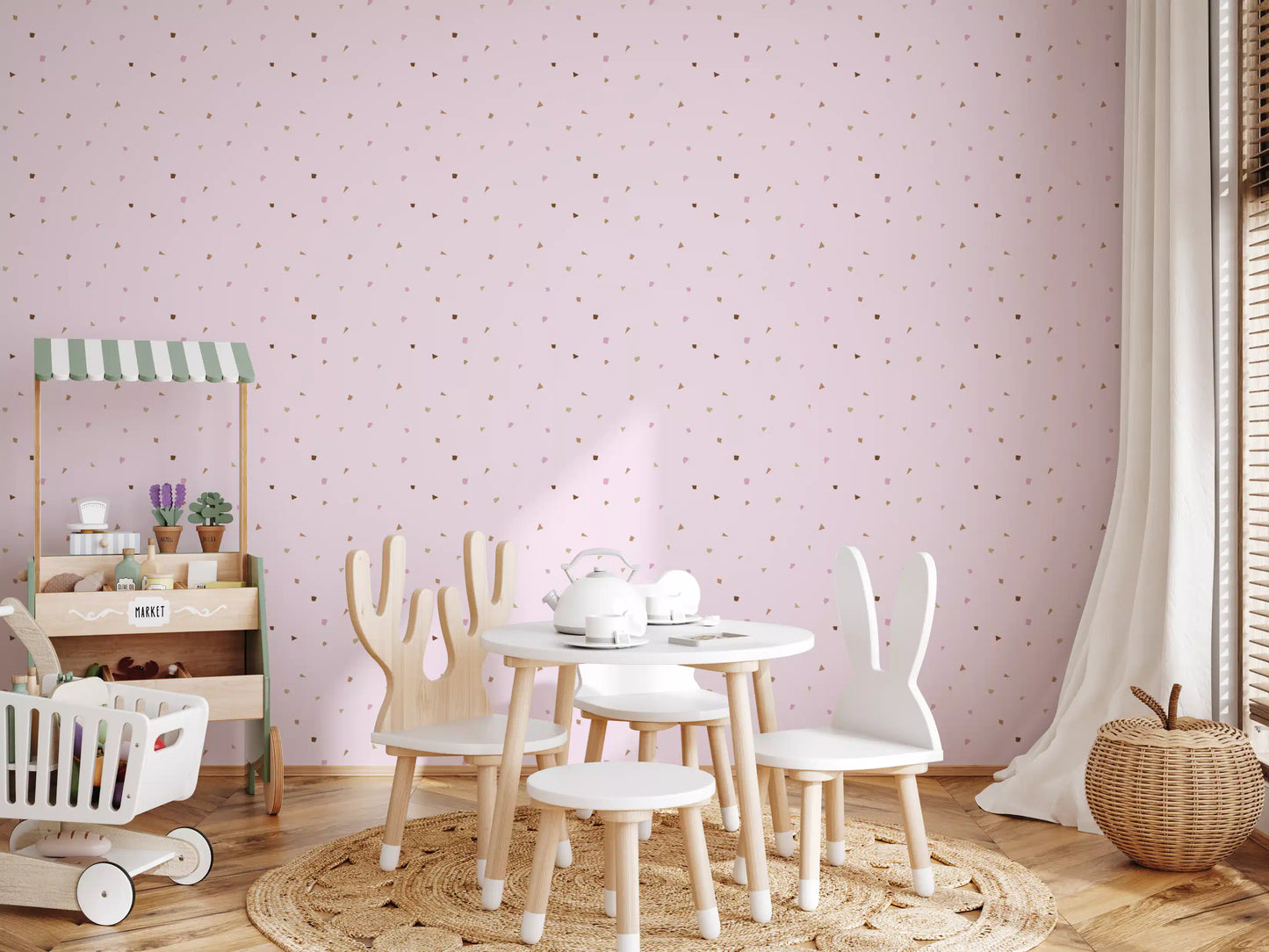Tapete Blush Terrazzo Confetti