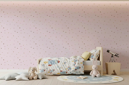 Blush Terrazzo Confetti Wallpaper Wallpaper⁠