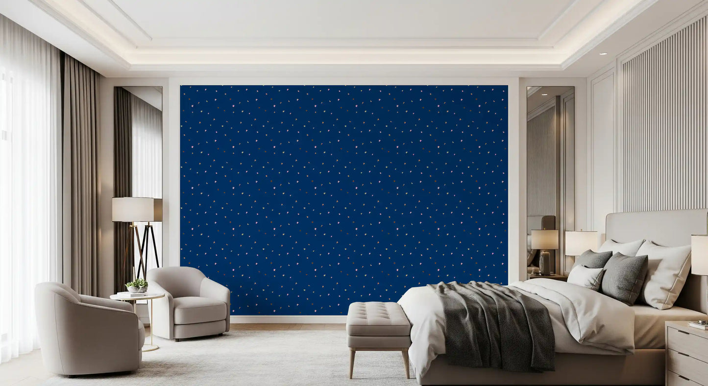 Midnight Confetti Terrazzo Tapete