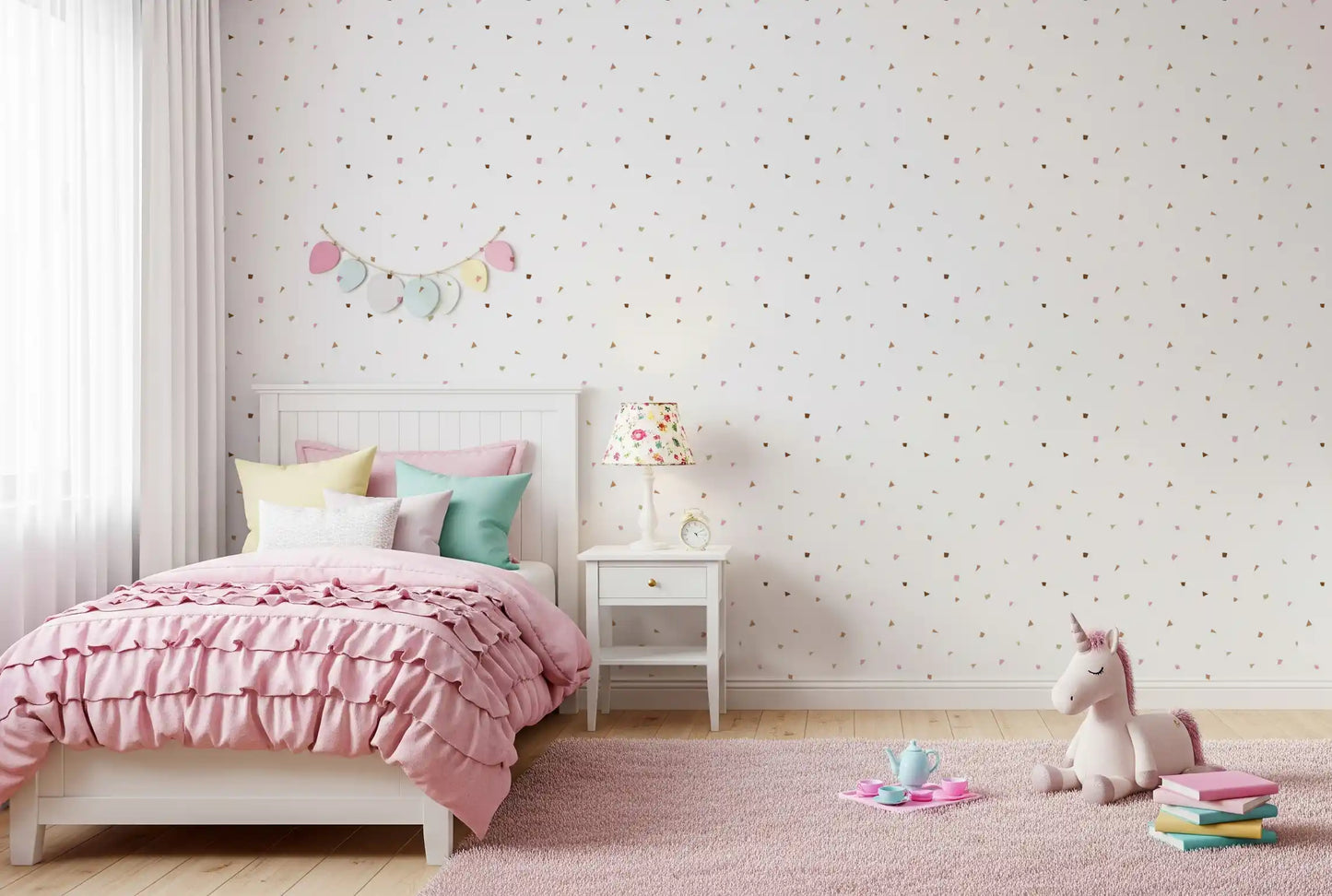 Minimalistische Pastell-Konfetti-Terrazzo-Tapete