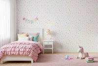 Minimalistische Pastell-Konfetti-Terrazzo-Tapete