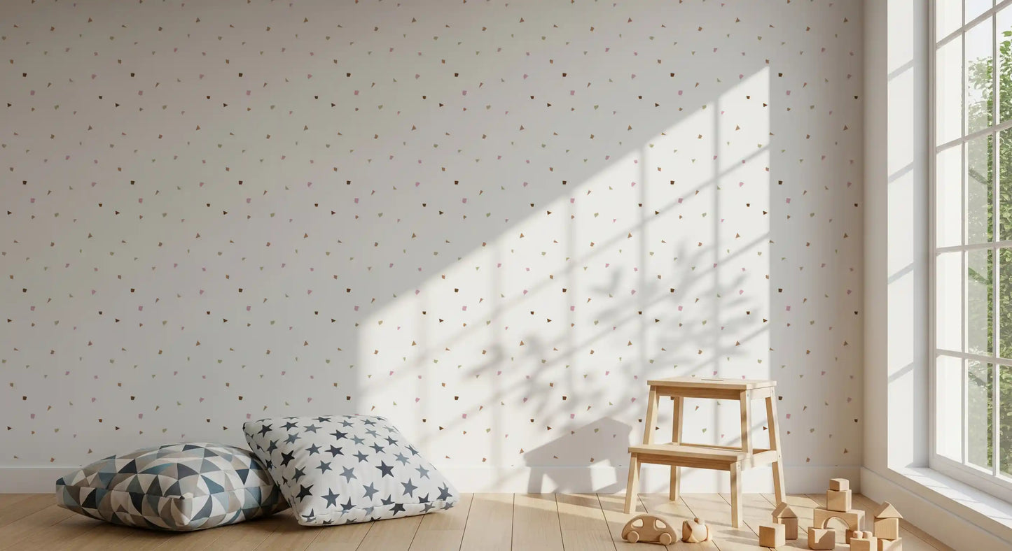 Minimalistische Pastell-Konfetti-Terrazzo-Tapete