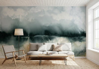 Wandbild „Flüsternder Nebel“ Aquarell-Landschaft