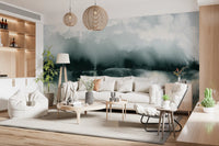 Wandbild „Flüsternder Nebel“ Aquarell-Landschaft