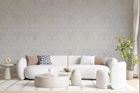 Faint alabaster pattern wrapping a quiet lounge wallpaper, GD10865