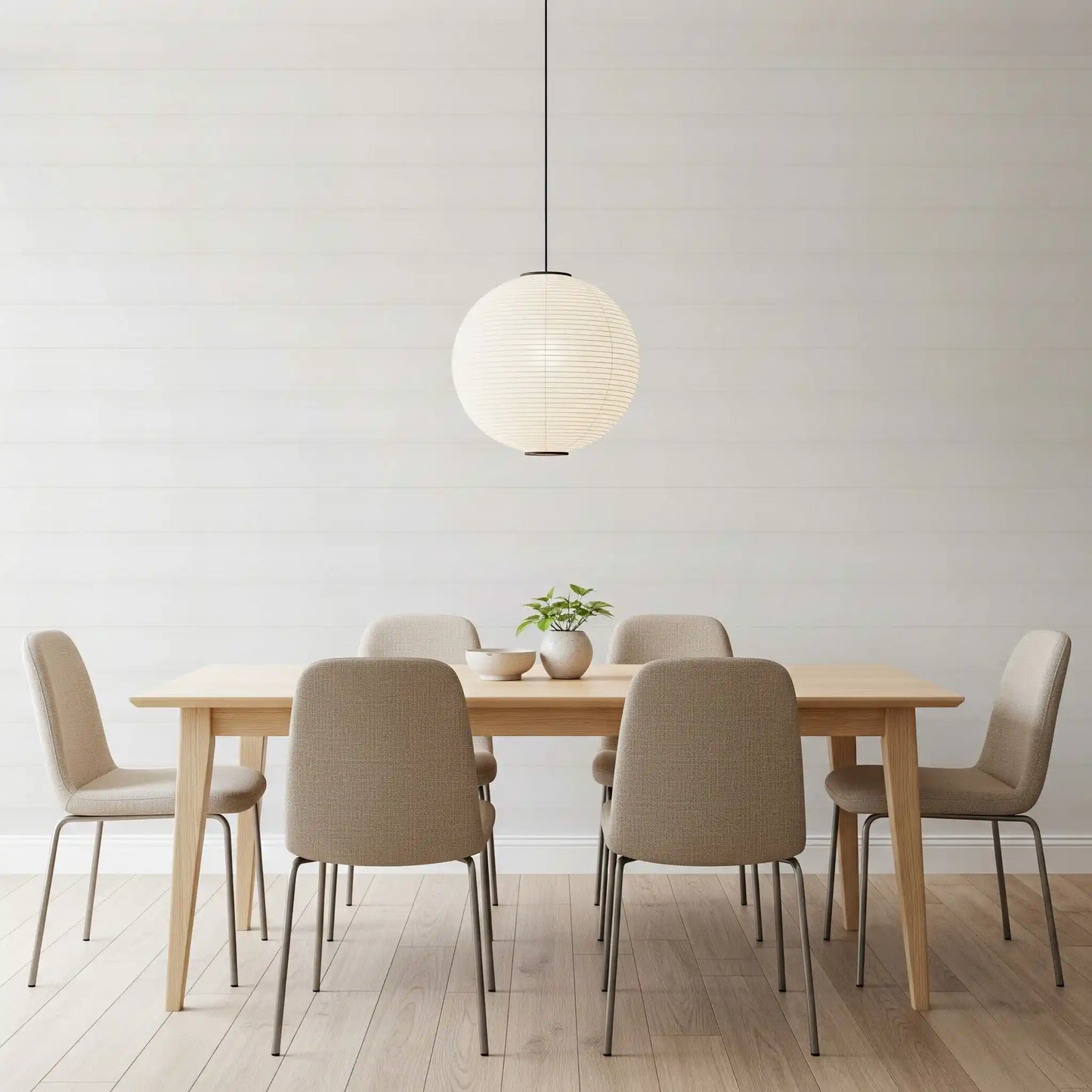 Dining room backdrop stays light with subtle plaid wallpaper GD10867