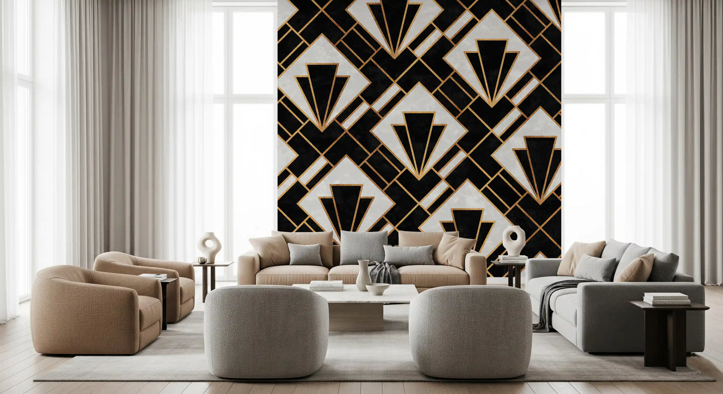 Papier peint mural Art Déco Luxe