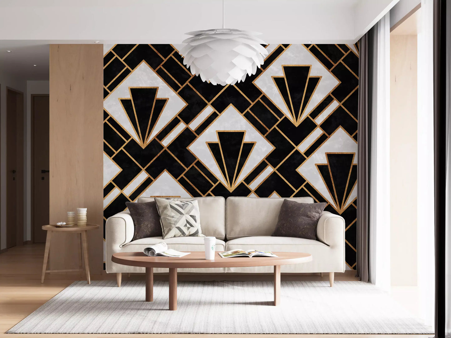Papier peint mural Art Déco Luxe