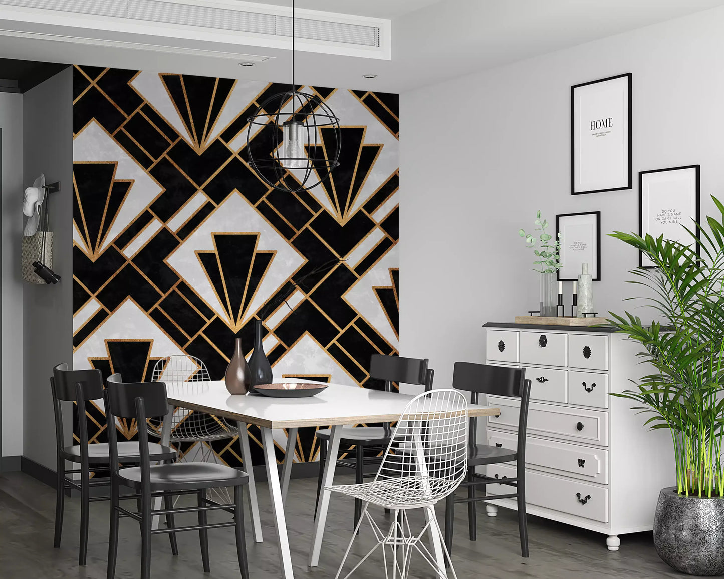 Papier peint mural Art Déco Luxe