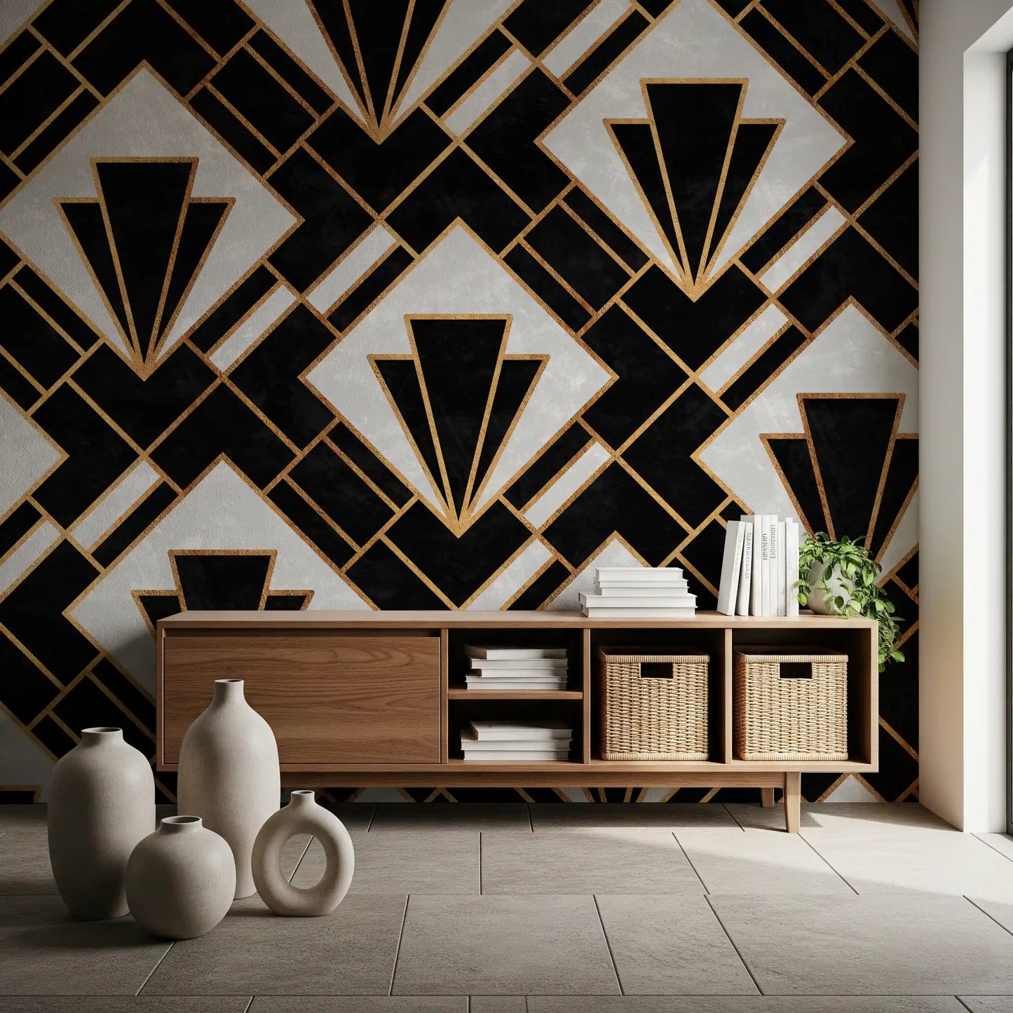 Papier peint mural Art Déco Luxe