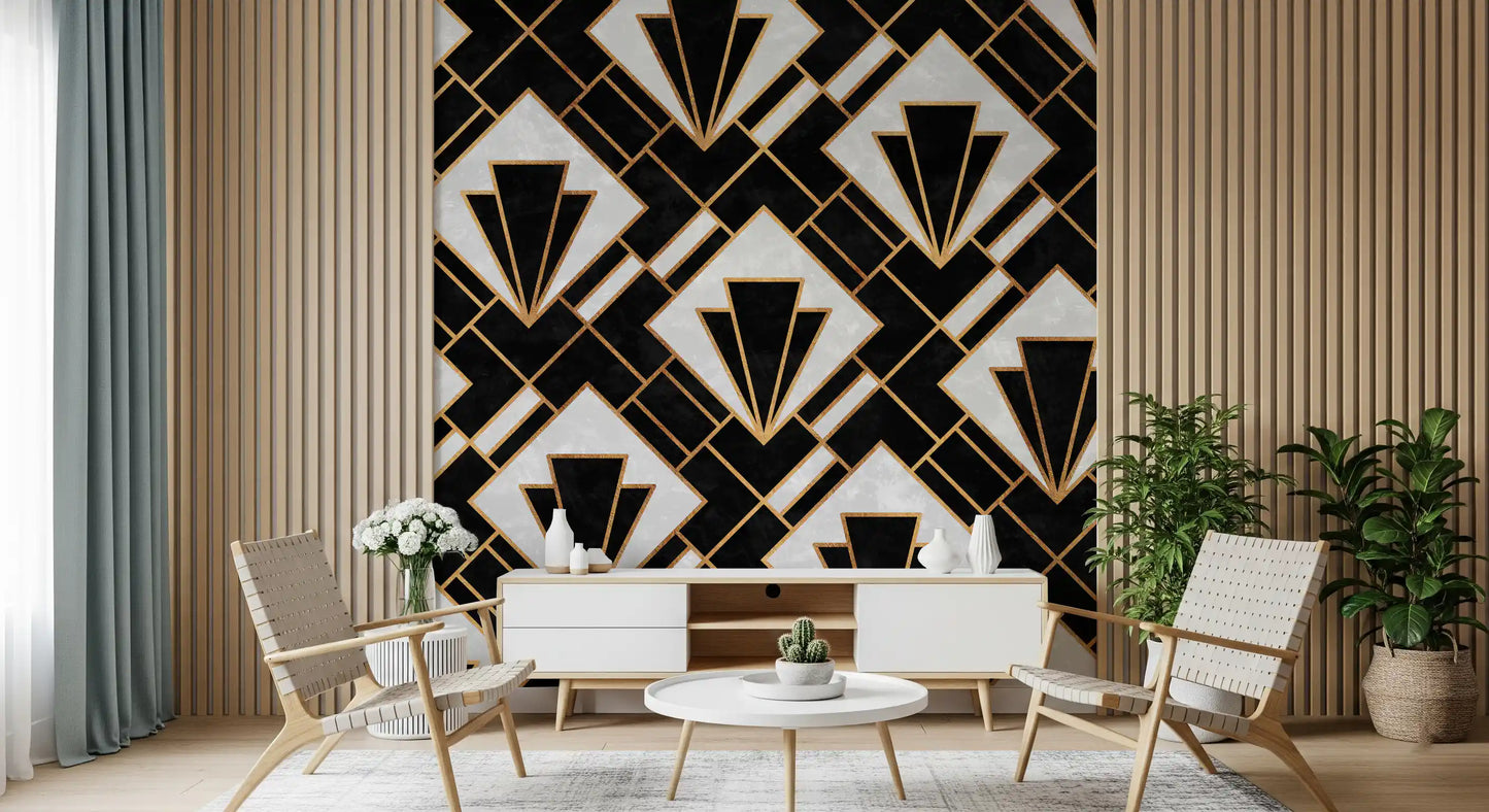 Papier peint mural Art Déco Luxe