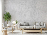 Wandbild mit blassem Alabaster-Laubtextur