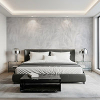 Wandbild mit blassem Alabaster-Laubtextur