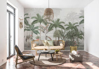 Vintage tropisches botanisches Wandbild