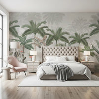 Vintage tropisches botanisches Wandbild