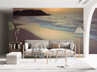 Wandbild Goldene Stunde Küstenlinie