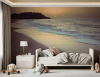 Wandbild Goldene Stunde Küstenlinie