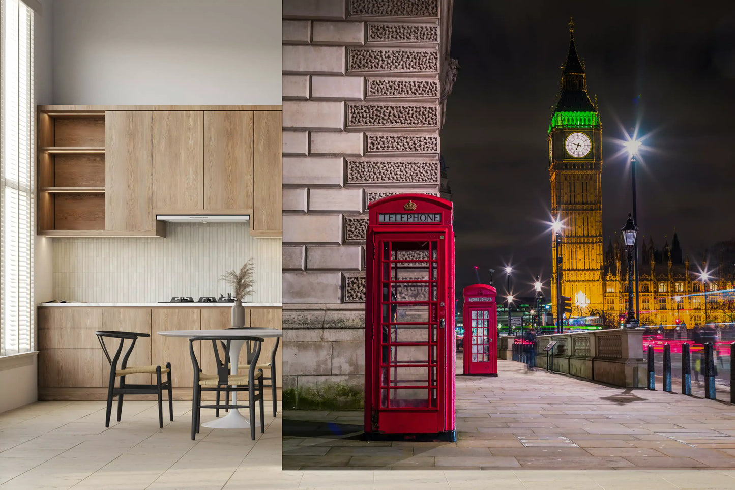 Midnight in London Wall Mural