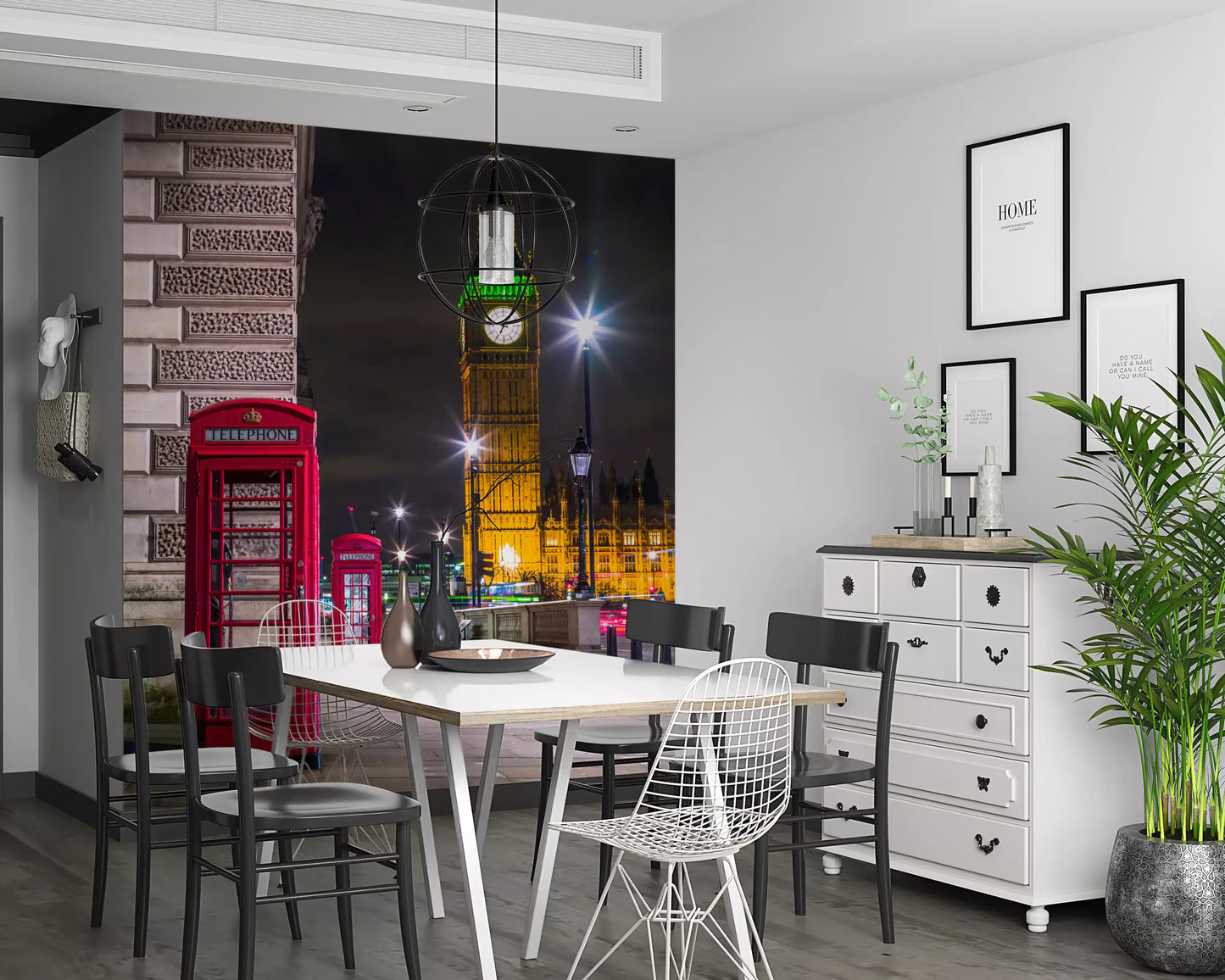 Midnight in London Wall Mural