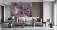 Wandbild Rauchiger Lavendel Botanischer Blumenstrauß