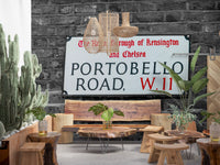 Wandbild Backsteinmauer im West-London-Bezirk