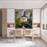 Wandbild mit Pariser Himmelsperspektive