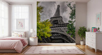 Wandbild mit Pariser Himmelsperspektive