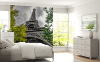 Wandbild mit Pariser Himmelsperspektive
