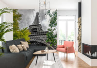 Wandbild mit Pariser Himmelsperspektive