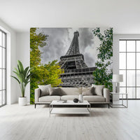 Wandbild mit Pariser Himmelsperspektive