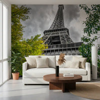 Wandbild mit Pariser Himmelsperspektive