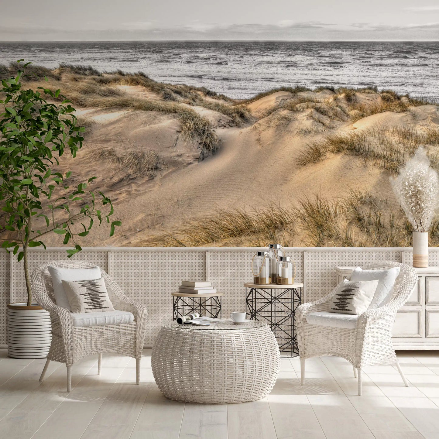 Wandbild Dünenwinde und Küstentide