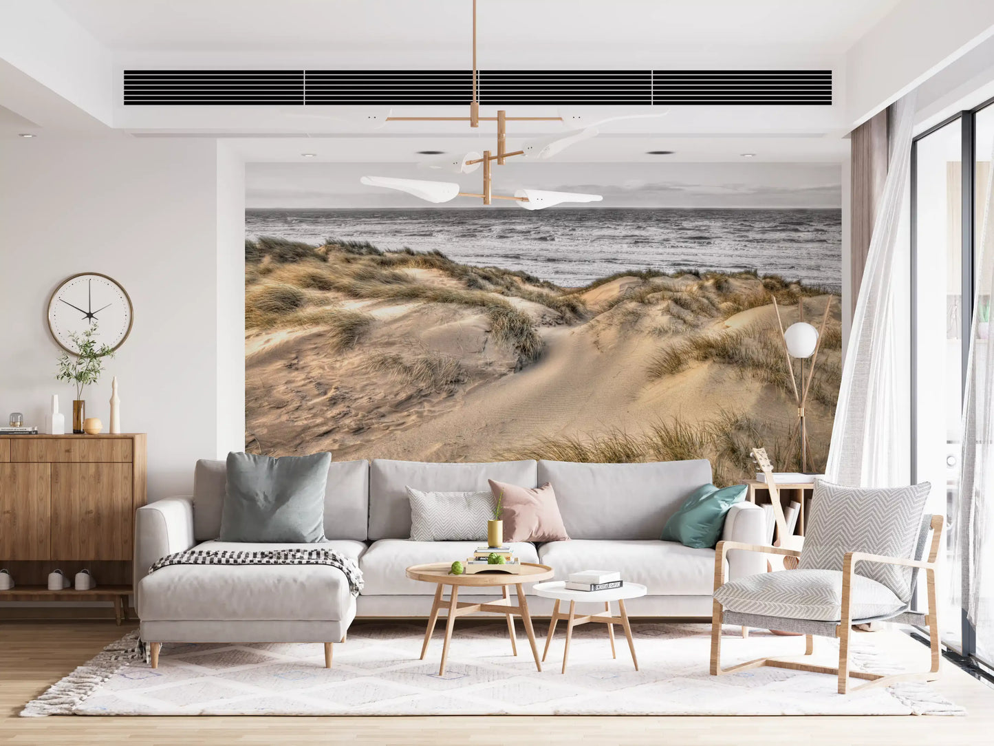 Wandbild Dünenwinde und Küstentide