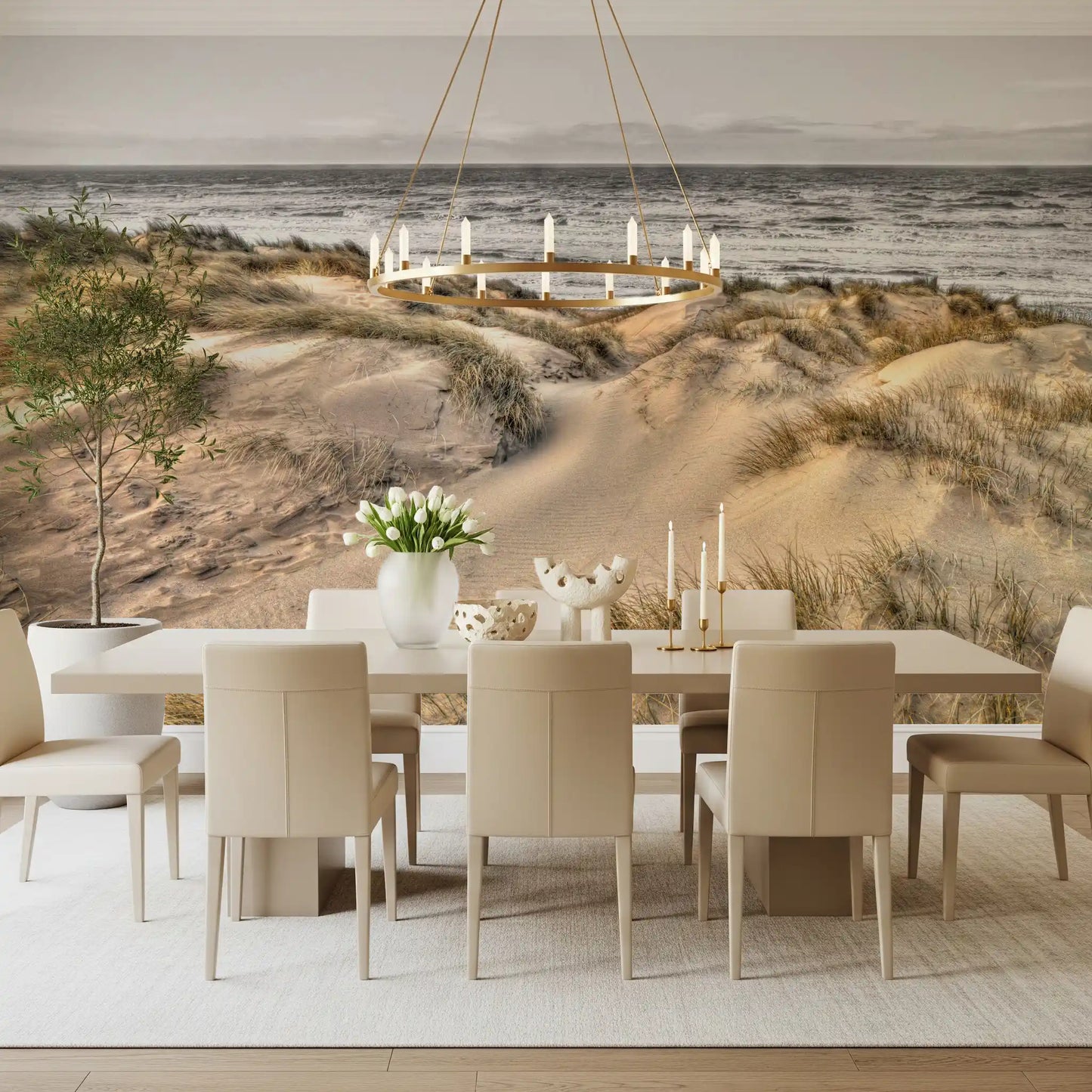Wandbild Dünenwinde und Küstentide