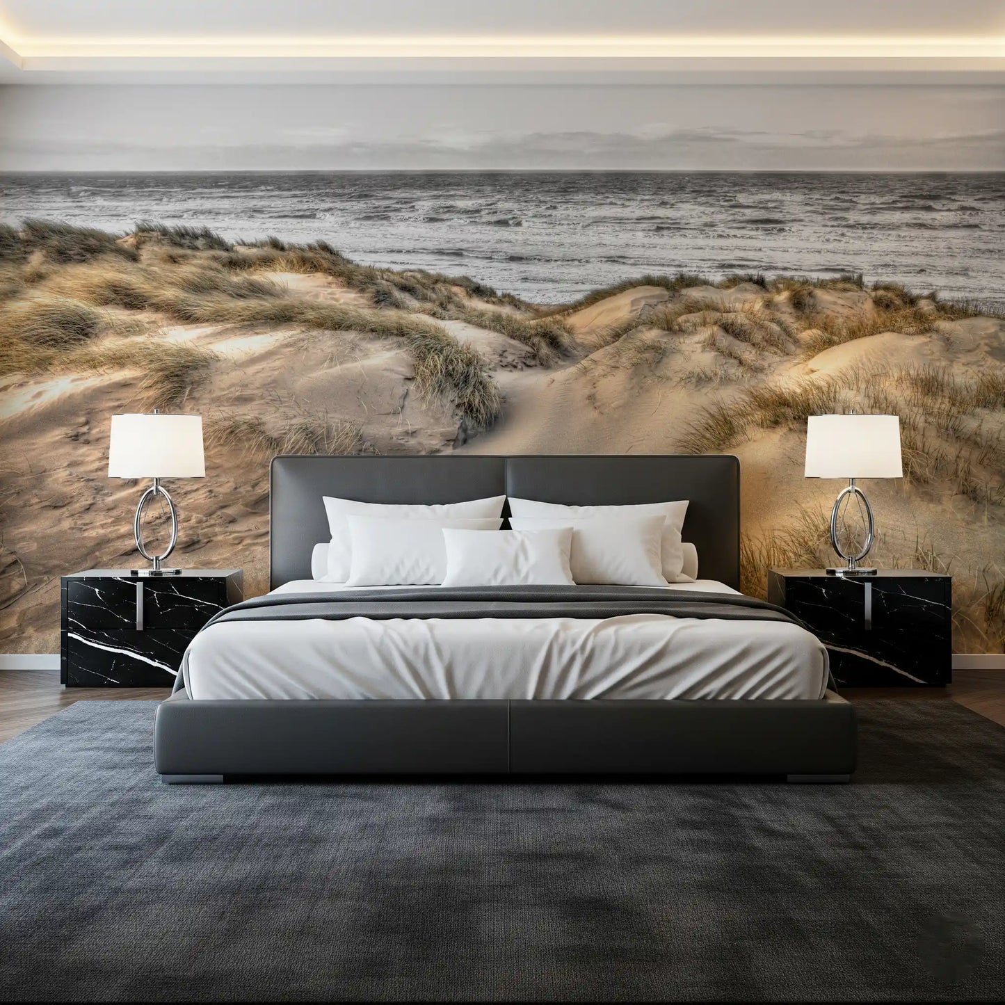 Wandbild Dünenwinde und Küstentide